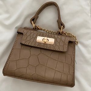 Missguided Croc Mini Handbag
